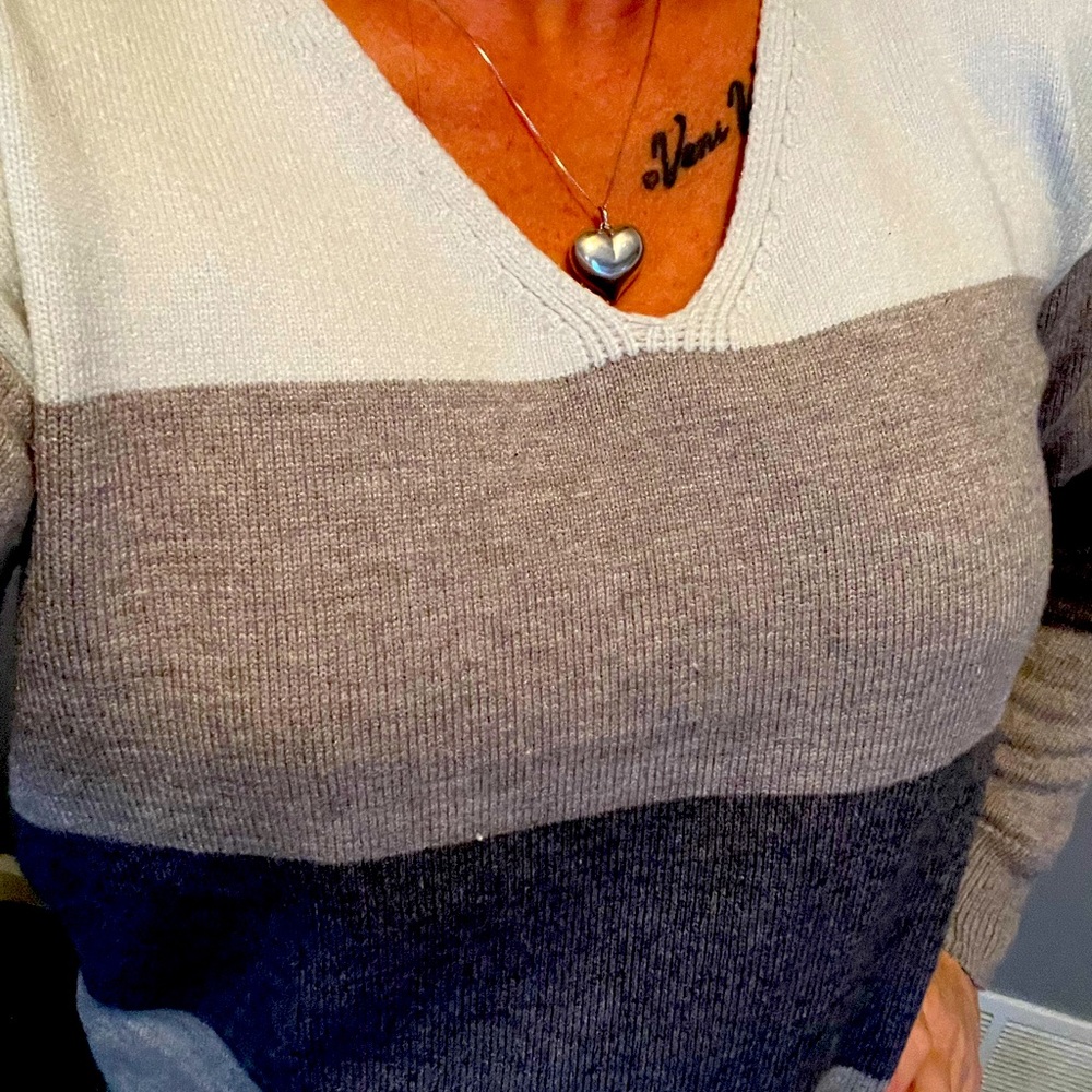 SHEIN v neck sweater